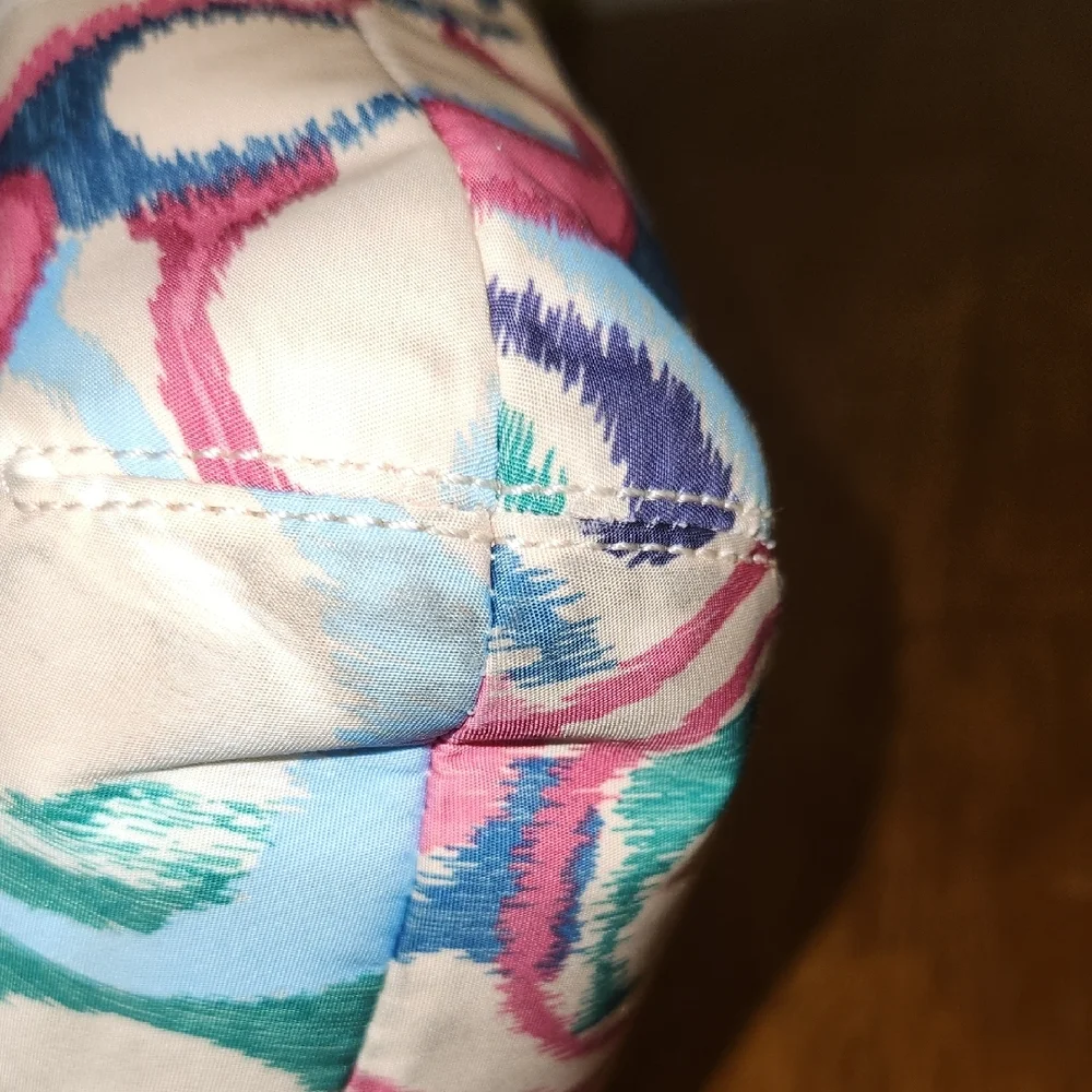 Coach Red and Pink Crossbody Bag with Artistic Design - Picture 6 of 14